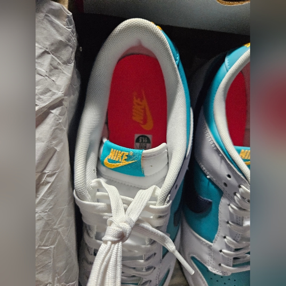 Nike Dunk Low "Dusty Cactus-Thunder Blue" Size 11.5 - Picture 3 of 5